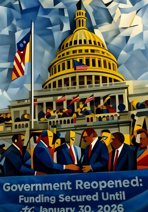 Imagen de ¡Buena noticia! El Senado de EE.UU. aprobó un acuerdo bipartidista para reabrir el gobierno tras 40 días de shutdown. Financiamiento sin interrupciones hasta el 30 de enero de 2026, pago retroactivo a trabajadores y reversión de despidos. Aún falta la Cámara y firma de Trump.  <a href="../../buscar/GobiernoAbierto/1">#GobiernoAbierto</a>

